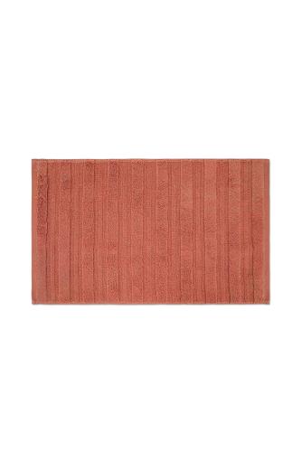 Coincasa πετσέτα σώματος μονόχρωμη με ανάγλυφες ρίγες 150 x 90 cm - 007358600 Ροδακινί